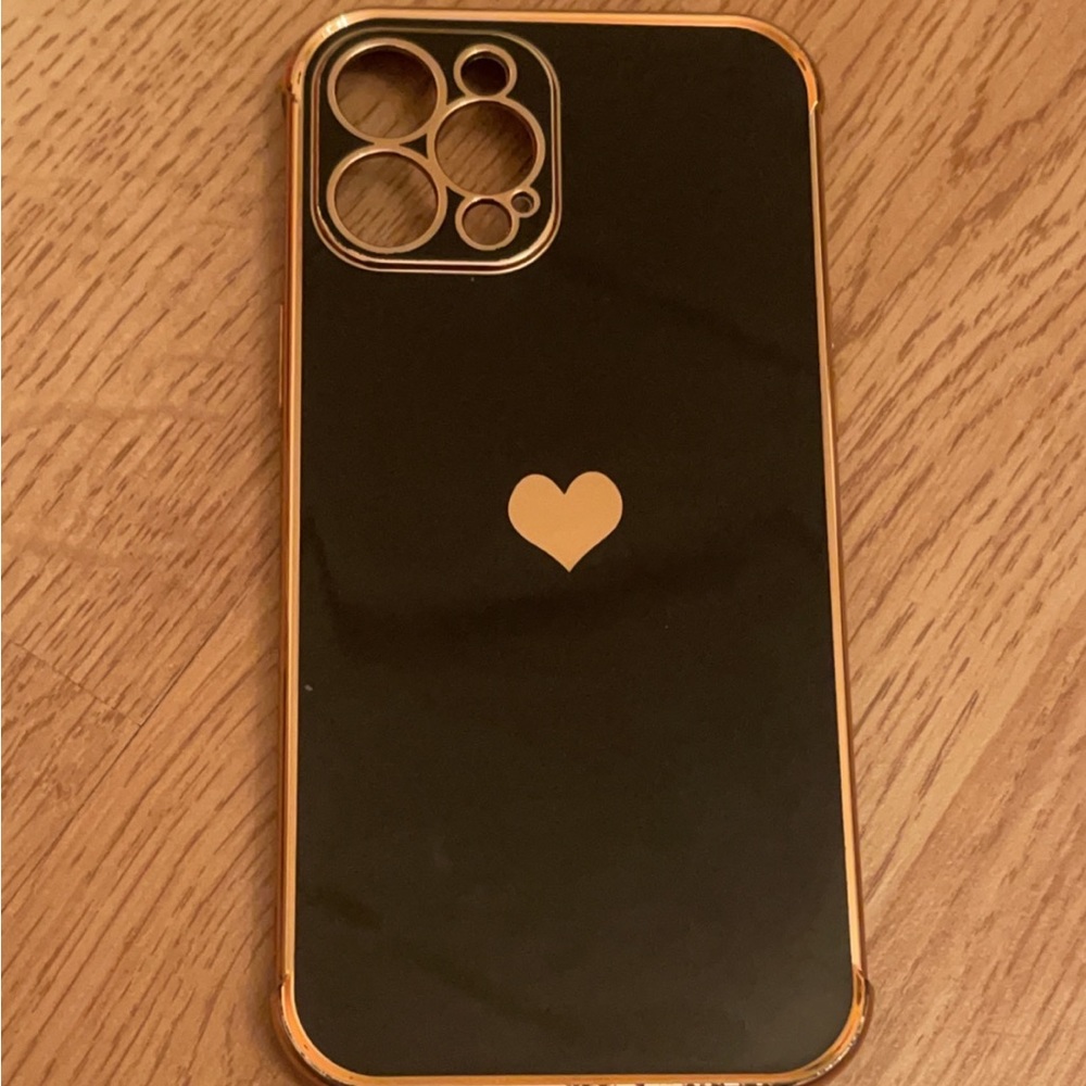 Black and Gold Iphone 12 Pro Max Case
